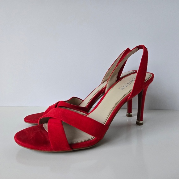 Kenneth Cole Reaction Shoes - Kenneth Cole Chic Red Slingback Heels